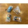 Disney Aladdin Katazun Miniature Figure 4 Set Completo Disney Gashapon Japan