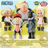 BANPRESTO One Piece World Figura da Collezione Testa d'uovo 4 Set di 5 dal Gi...