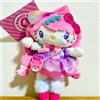 Sanrio Harajuku Hello Kitty Fashion Peluche Bambola Giocattolo Mascotte 17...