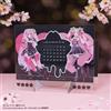 Taito Kuji Sakura Miku Prize LH Clear Perpetual Calendar Japan NUOVO