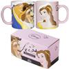 Disney "La Bella e la Bestia" Belle & Beast Kiss Coppia Tazza Tazza Set 2...