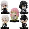 Bandai Demon Slayer: Kimetsu no Yaiba Suwarasetai 3 set completo di 5 Bandai Gashapon