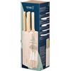 Opinel Ceppo di coltelli Opinel PARALLELE BREAD in legno di faggio con 5 coltelli della serie PARALLELE