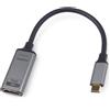 PremiumCord Adattatore PremiumCord da USB-C a HDMI 8K@60Hz, 4K@144Hz Alluminio 20 cm