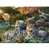 Ravensburger Spielverlag Puzzle, 1500 pezzi, Loups au printemps, 80x60 cm, Ravensburger, dai 14 anni in su