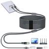Elfcam - Cavo 3 in 1 per Starlink Mini - Alimentazione USB-C + Starlink Mini standard, connettore RJ45 CAT6 per rete estesa, 5 metri