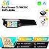 OEM Lettore multimediale per auto, touchscreen, audio di , compatibile con Citroen C3 MK2SC dal 2009 al 2016, modello S6