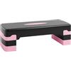 Ultrasport Step Fitness per Aerobica I Stepper Fitness Casa I Antiscivolo, Regolabile su 3 Altezze I Step Palestra, Stepboard, Stepbench 68 x 28 cm, Rosa