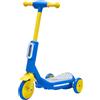 Monopattino Elettrico per Bambini Deluxe 3 Ruote + Casco e Kit Protezioni-Blu