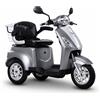 Scooter Z-TECH ZT-15-D "TRILUX PLUS" 3 RUOTE Differenziale per Disabili e Anziani -Grigio