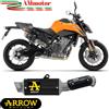 Arrow KTM 790 Duke 2025 Terminale Di Scarico Per Moto Slip-On GP2 Acciaio Nero