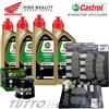 CASTROL KIT TAGLIANDO HONDA CBF 600 S ABS 2009 OLIO CASTROL FILTRO PASTIGLIE CBF600 S