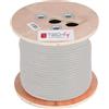 Techly ITP-C6A-FLS305 cavo di rete Grigio 305 m Cat6a S/FTP (S-STP) [ITP-C6A-FLS305]
