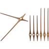 PATIKIL Kit Di Ricambio Lancette Orologio 4 Set Meccanismo Orologio A Parete Parti Lancette Orologio In Legno Per Riparazione Orologio A Parete 12 Inch Decor Casa Arte Fai Da Te H1