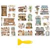 Peacoblue Adesivo per mobili, decorazione artigianale, 15,2 x 30,5 cm, per negozio e negozio, 3 pezzi, impermeabile, resistente ai raggi UV, per cassetti, cassettiere, vetro, porcellana, legno