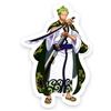 TEKNOFUN - Licenza One Piece - LED Wall Neon Zoro 40 cm - Decorazione Luminosa -