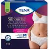 Pannolone A Mutandina Assorbente Tena Silhouette Plus Whitemedium 12 Pezzi