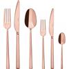 SAMBONET SET POSATE, ROCK PROMO RAME PVD MIRROR, Set 36 pezzi