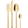 SAMBONET SET POSATE, ROCK PROMO ORO PVD, Set 24 pezzi
