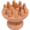ANKROYU Massaggiatore Manuale Per Funghi in Legno, Strumento Per Massaggio Manuale Portatile, Strumento Per Massaggio Manuale a Forma di Funghi in Legno, Per L'Utilizzo di Tutto Il Corpo Rilascio Musc