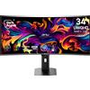 Msi Monitor da gioco 34'' Msi MPG 341CQR QD-OLED X36 UWQHD 3440x1440p 0.03ms classe F Nero [9S6-3DE29A-001]