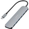 Logilink Hub Usb Logilink Usb 3.2 A-C Gen 1 7porte 5Gbps 20W PD Argento [NULLIUS7PUA0457]