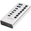 Logilink Hub Usb LogiLink UA0447 5+2 porte Usb-A Usb-C Usb 3.2 prima generazione 5 Gbit/s Alluminio [NULLIUS7PUA0447]