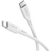 Goobay Cavo Goobay in silicone 60W Usb-C a Usb-C 1.5m Bianco [77743]