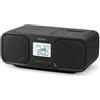 SONY CFD-S401 B Nero CD Radio Lettore Cassette FM / AM / Wide FM AC100V