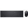 DELL KM5221W tastiera Mouse incluso Ufficio RF Wireless Inglese US Nero