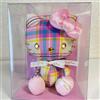Sanrio Portachiavi mascotte Hello Kitty 50th Anniversary Dress design tartan Sanrio JP