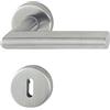 HOPPE maniglia Amsterdam con rosette BB colorato barba, in acciaio inox opaco, 3286411