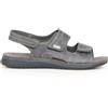 INBLU Sandalo Sportivo In Ecopelle Nero - Uomo - Nero