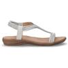 TOO LIKE Sandalo In Ecopelle Con Strass Argento - Donna - Argento