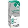 NAMED NATURAL MEDICINE NAMED Tea Tree Oil Puro al 100% 10 ml | Olio Essenziale Tea Tree Melaleuca | Ideale per Pelle, Cuoio Capelluto, Cavo Orale, Zone Intime | Azione Purificante, Lenitiva e Rinfrescante