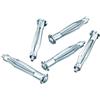 Molly M16206-XJ - Tasselli metallici ad espansione con viti M5, Ø 5 x 75 mm, grigio, set da 10 pezzi