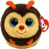 Ty Beanie Balls Zinger l'Apina con gli Occhioni Azzurri Glitter, Animaletti di Peluche Morbidi e Tondi da Collezionare 8 cm T42536