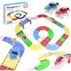 PicassoTiles,Set di 30 pezzi per auto da corsa, set di giocattoli educativi, magneti, per fai da te, 2 auto da corsa, camion, giocattoli, STEM, coordinamento occhio-mano, abilità motori…