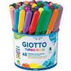 GIOTTO PENNARELLI TURBO MAXI 5 MM BARATTOLO 48 PZ F526300
