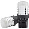 Simoni Racing 7443D Lampadine T20 Canbus, No Polarity, Doppio Filamento, 9 LED EMC3020 - Lampadine Alta Luminosità 6500K Bianca,per Interni Auto, Plafoniere, Luci di Lettura, Targa