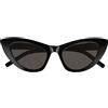 Saint Laurent Occhiali da Sole SL 213 LILY 001 Nero/Grigio Donna 52/21/145