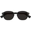 Bottega Veneta Occhiali da Sole BV1364S 001 Nero/Grigio Uomo 49/21/145