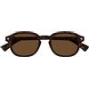 Bottega Veneta Occhiali da Sole BV1364S 002 Marrone/Marrone Uomo 49/21/145