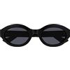 Gucci Occhiali da Sole GG1579S 001 Nero/Grigio Donna 53/22/140