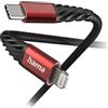 Hama Cavo Hama da USB-C a Lightning "Extreme" da 1,5 m nero/rosso