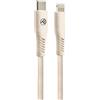 Tellur Green Eco, cavo USB-C Lightning, Apple MFI, 2,4a, 1 m, crema