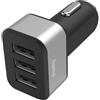 Hama Caricabatterie da auto Hama a 3 vie USB 22W (nero)