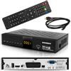Echosat Ricevitore HD SAT Echosat 20900 M Sintonizzatore satellitare digitale Full HD incl. cavo HDMI (HDMI, SCART, 2xUSB, HDTV, 1080p) elenchi di canali pre-programmati per Astra Hotbird Türksat