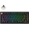 Keychron Tastiera meccanica wireless Keychron J2, compatibile con Mac, Windows e Linux, con retroilluminazione RGB, tecnologia QMK e switch hot-swap, colore nero, modello Super Brown