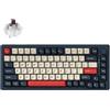 Keychron Tastiera meccanica wireless Keychron J2, compatibile con Mac, Windows e Linux, con retroilluminazione RGB e switch hot-swap. Colore: blu scuro. Tipo di switch: Keychron Super Brown